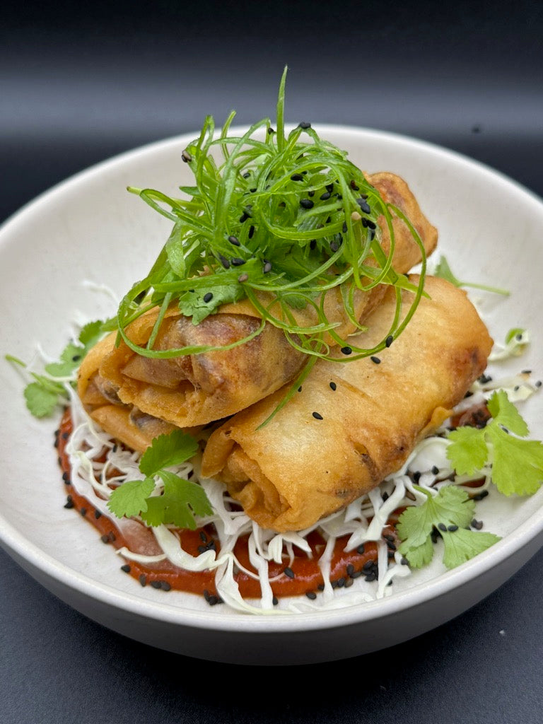 Frühlingsrollen mit Sylter Curryketchup